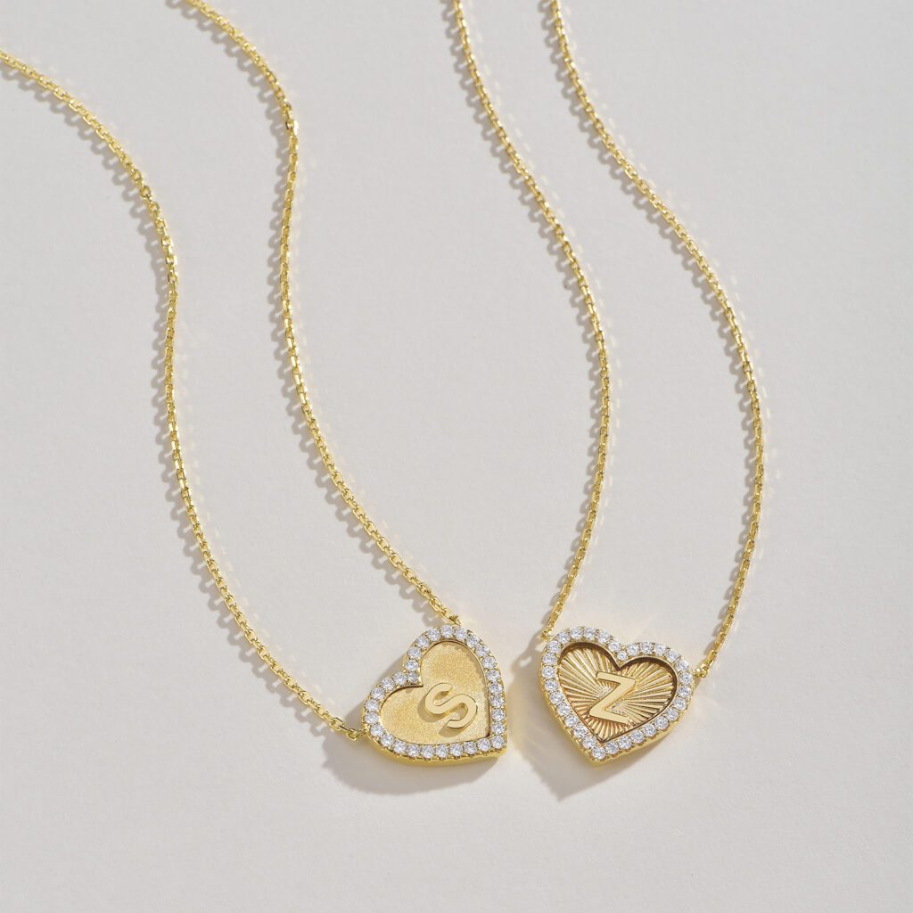 Initial Heart Necklace